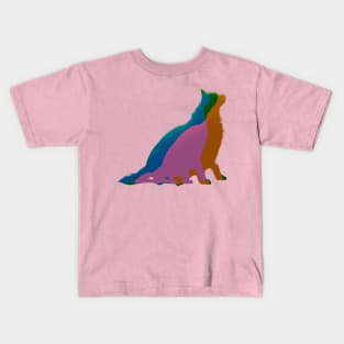 Cat Looking in the  Distant Kids T-Shirt